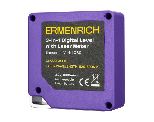 Ermenrich Verk LQ60 digitálna vodováha s laserovým meračom 3 v 1, image-6