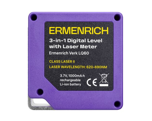 Ermenrich Verk LQ60 digitálna vodováha s laserovým meračom 3 v 1, image-7