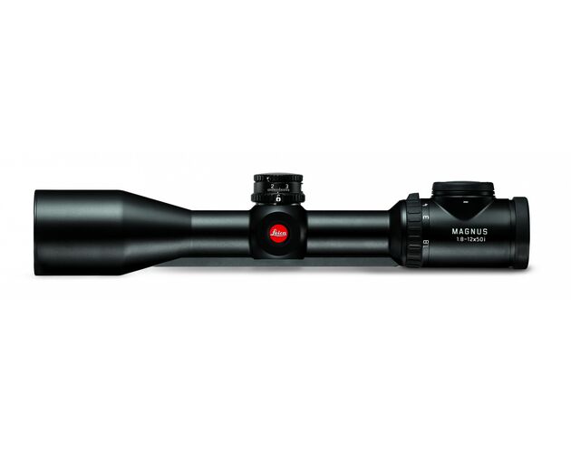 Leica Magnus 1.8-12x50 i L-4a BDC Puškohľad s montážou na šínu, Vyberte model: Leica Magnus 1.8-12x50 i L-4a BDC%%%BDC • Zoom 1.8x-12x • L-4a kríž • S montážou