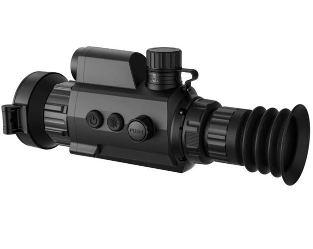 Termovízny zameriavač s laserovým diaľkomerom Hikmicro Panther PQ50L 2.0, Vyberte model: Hikmicro Raptor RH50LN%%%Thermo 384×288 / Digital QHD, ≤ 20 mK • 50mm •  2600m • LRF • Prísvit 940, image-2