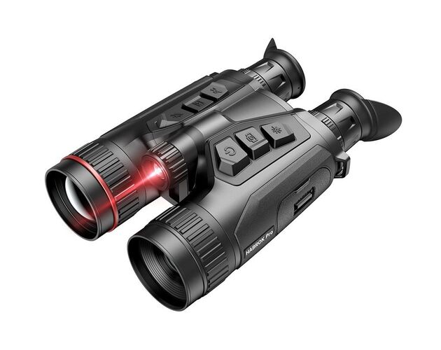 Hikmicro Habrok Pro HQ50L + TenoSight H-940 Termovízny binokulár s diaľkomerom, Vyberte model: Hikmicro Habrok Pro HQ50L + TenoSight H-940%%%Thermo 640×512 / Digital 4k, ≤ 15 mK • Šošovka 50mm •  Detekcia 2600m • LRF • 850nm