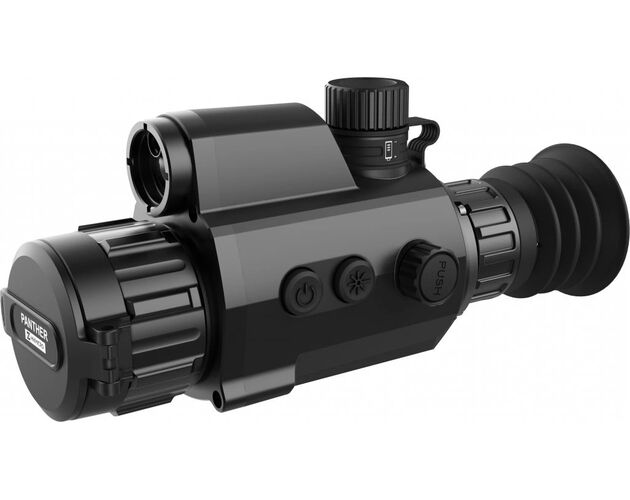 Termovizní zaměřovač Hikmicro Panther PQ35L s laserovým diaľkomerom, Vyberte model:  Hikmicro Panther PQ35L%%%Senzor 640×512, 12µm • Šošovka 35mm •  Detekcia 1800m • LRF