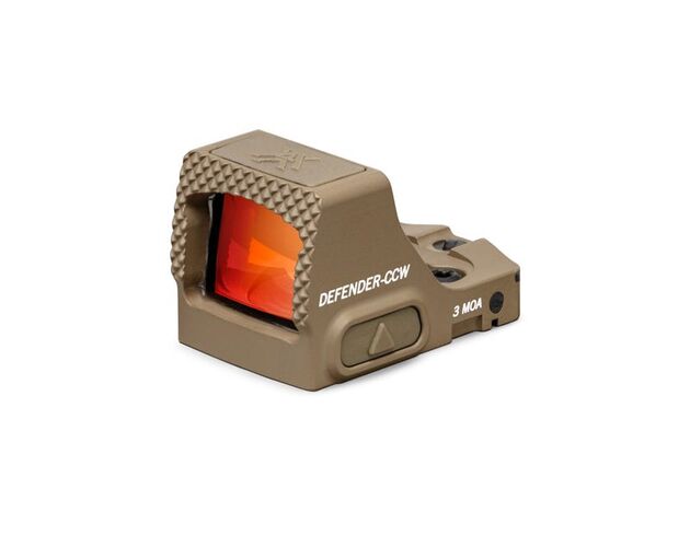 Vortex Defender-CCW 3 MOA Tan Kolimátor, Vyberte model: VORTEX DEFENDER CCW 3 MOA%%%3 MOA bod • 1× zväčšenie • Pieskový • 27g, image-3
