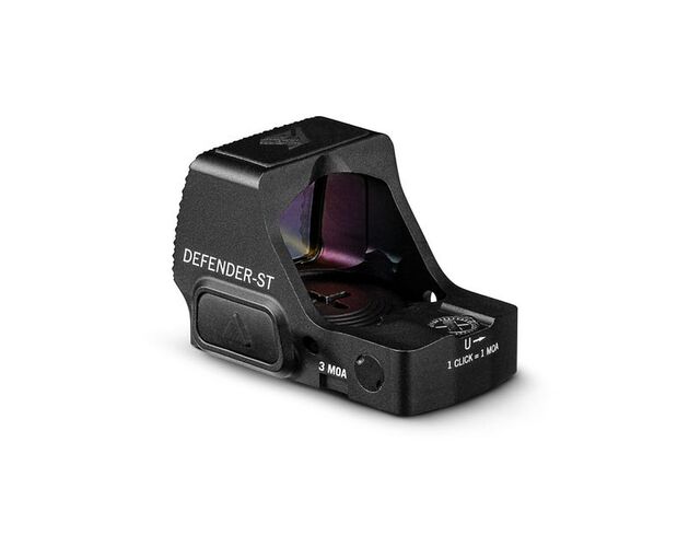 Vortex Defender-ST 3 MOA Kolimátor, Vyberte model: VORTEX DEFENDER-ST 3 MOA BLACK%%%3 MOA bod • 1× zväčšenie • Čierny • 42g, image-2