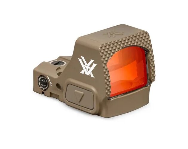 Vortex Defender-ST 3 MOA Tan Kolimátor, Vyberte model: VORTEX DEFENDER-ST 3 MOA TAN%%%3 MOA bod • 1× zväčšenie • Pieskový • 42g