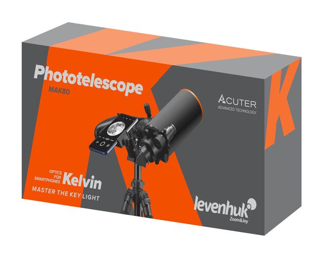 Fototeleskop Levenhuk Kelvin MAK80 AZ, image-13