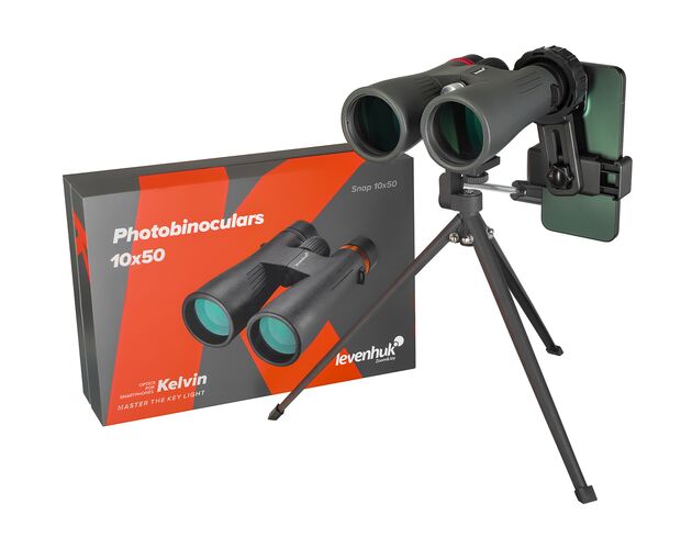 Fotobinokulárny ďalekohľad Levenhuk Kelvin Snap 10x50, image-2