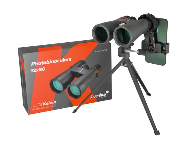 Fotobinokulárny ďalekohľad Levenhuk Kelvin Snap 12x50, image-2