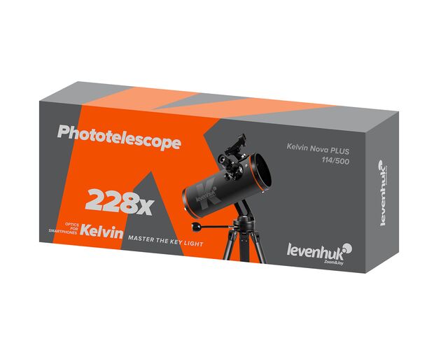 Fototeleskop Levenhuk Kelvin Nova PLUS 114/500, image-8