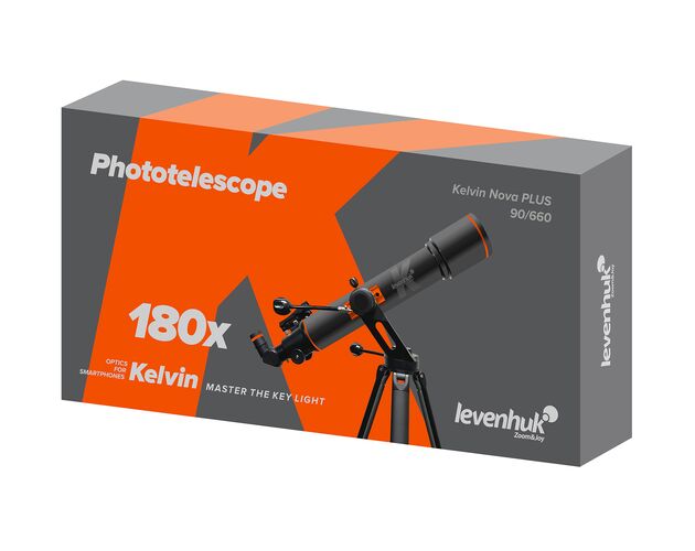 Fototeleskop Levenhuk Kelvin Nova PLUS 90/660, image-6