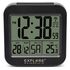 Explore Scientific RC Alarm Clock, black