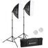 LED svetelná Sada BRESSER BR-225B s softboxmi 50 × 70 cm