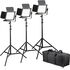 LED plošné svetlá BRESSER BR-600MB Triple Kit