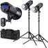COB LED Dual Kit BRESSER BR-150S s reflektorom