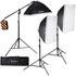 LED denný set BRESSER BR-235B so softboxmi