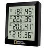 Digitálny termo-hygrometer NATIONAL GEOGRAPHIC pre 4 zóny – čierny, image-2