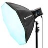 COB LED svetlo BRESSER BR-135RGB Duo Kit so softboxom, image-7